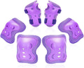 Skiennix Kids Protective Gear Set - Knee Pads, Elbow Pads & Wrist Guards | Ages 3-15 for Roller Skating, BMX & More