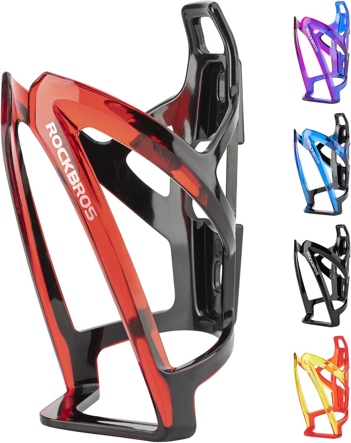 ROCKBROS Ultra-Light Bike Water Bottle Holder - Universal Bicycle Cup Cage with Screws for Road & MTB Bikes