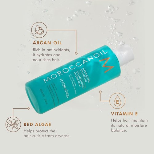 Moroccanoil Hydrating Shampoo - Nourishing Formula for Soft, Manageable Hair | 8.5 Fl Oz