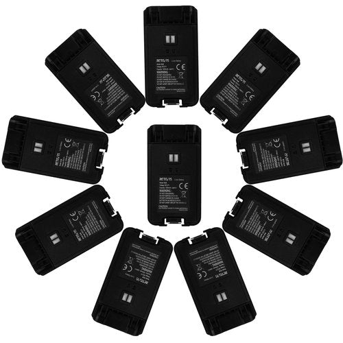 Retevis RT68 Two Way Radio Battery,1200mAh Li-ion Replacement Battery,Only Compatible with RT68 Walkie Talkie(10 Pack)