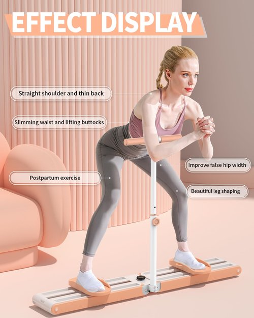 2-in-1 Fitness Ski Machine for Women | Pelvic Floor & Core Strengthener | Low-Impact Full Body Workout for Toning, Postpartum Recovery