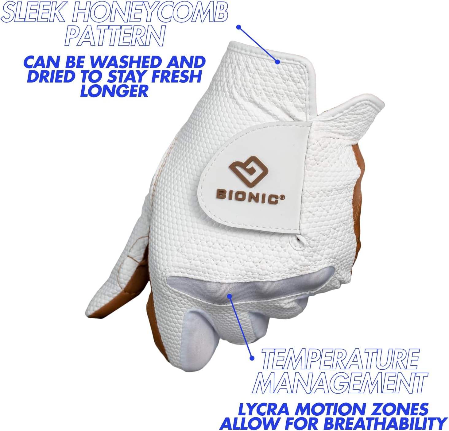 Bionic Women's Golf Glove - RelaxGrip 2.0 DX for Enhanced Comfort & Performance