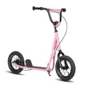 JOYSTAR Kick Scooter for Ages 5-9 Years Old Boys Girls, 12 Inch Big Wheels Scooters for Kids, Teens and Adults, Adjustable Handlebar, Kids Scooter, Pink