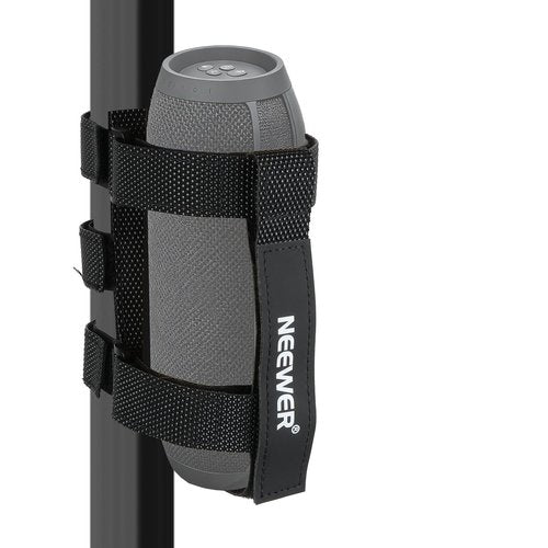 NEEWER Portable Speaker Mount for Golf Cart Accessories, Heavy Duty Adjustable Nylon Strap Holder for Wireless Bluetooth Speaker, Club Car UTV ATV Bike Scooter Motorcycle, GF02S