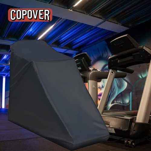 Treadmill Cover, Dustproof UV Protection Running Machine Cover, Exercise Workout Equipment Protective with Drawstring for Home Fitness Equipment Treadmill Indoor & Outdoor