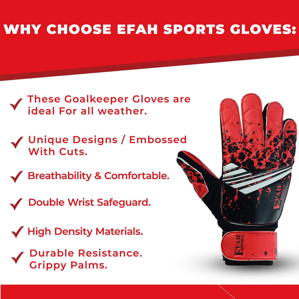 Skiennix Soccer Goalkeeper Gloves - Strong Grip for Kids & Youth | Perfect for Football