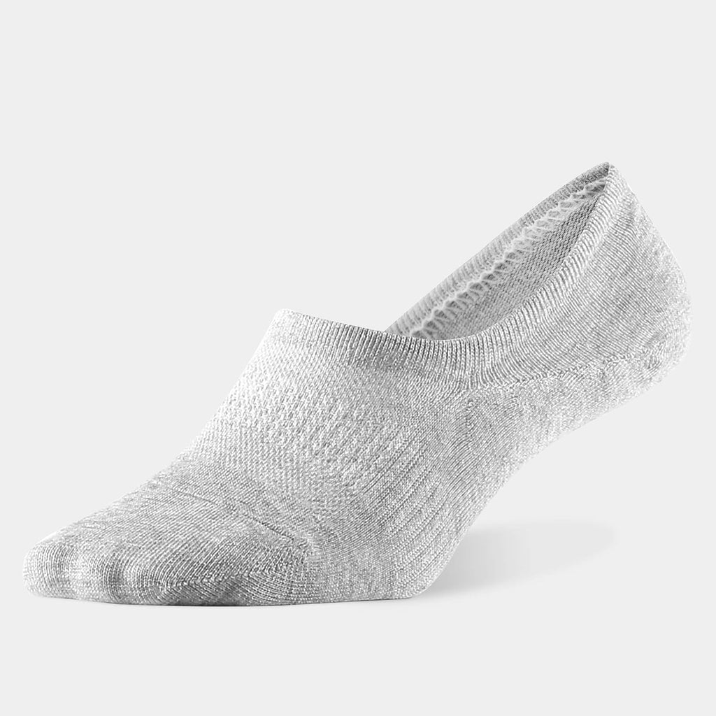 WANDER No Show Socks for Men - Thin Cotton, Non-Slip, Low Cut | Sizes 6-8, 9-11, 12-14