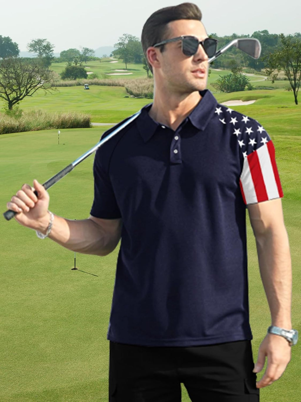 ZITY Men's Golf Polo Shirt - Short Sleeve Tactical Design | Moisture-Wicking Outdoor Apparel