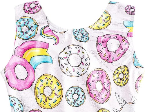 HOZIY Gymnastics Leotards with Shorts for Girls Toddlers Kids Biketard Tumbling Outfits Sparkle Unicorn Leopard Galaxy