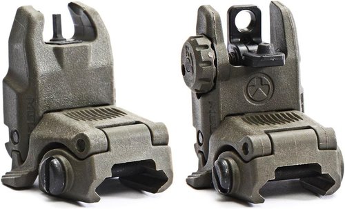 Magpul Industries USA MBUS Gen 2 Front & Rear Flip-Up Backup Sights - Durable & Reliable Performance