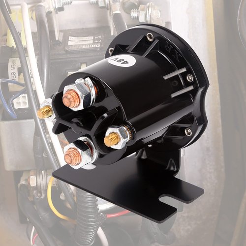 10L0L Golf Cart 48V Solenoid for EZGO TXT 2010-up & All 48V MPT 800/1000 Vehicles, OEM# 612711