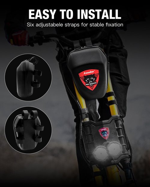 stio Waterproof Storage Bag Compatible with Kaabo Wolf King GT Pro Wolf Warrior Kick Scooter Multi-Purpose Front Hanging Bag Handlebar Portable Bag for Double Pole Scooter Original Accessories
