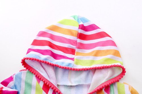 LUCKYGAL Girls Swim Cover Up Kids Swimsuit Coverup Terry Zip-Up Beach Bathing Suit Wraps with Sunglasses