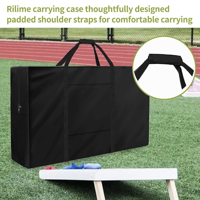 3' x 2' Tailgate Size Weatherproof Cornhole Carrying Case, 600D with PVC Liner