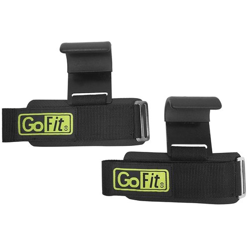 GoFit GF-UPLHK Ultra Pro Lifting Hooks Black