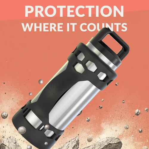 REUZBL Bottle Bumper Silicone Boot Sleeve Protector Accessories with Handle for 26 oz & 36 oz Stainless Steel Water Bottles