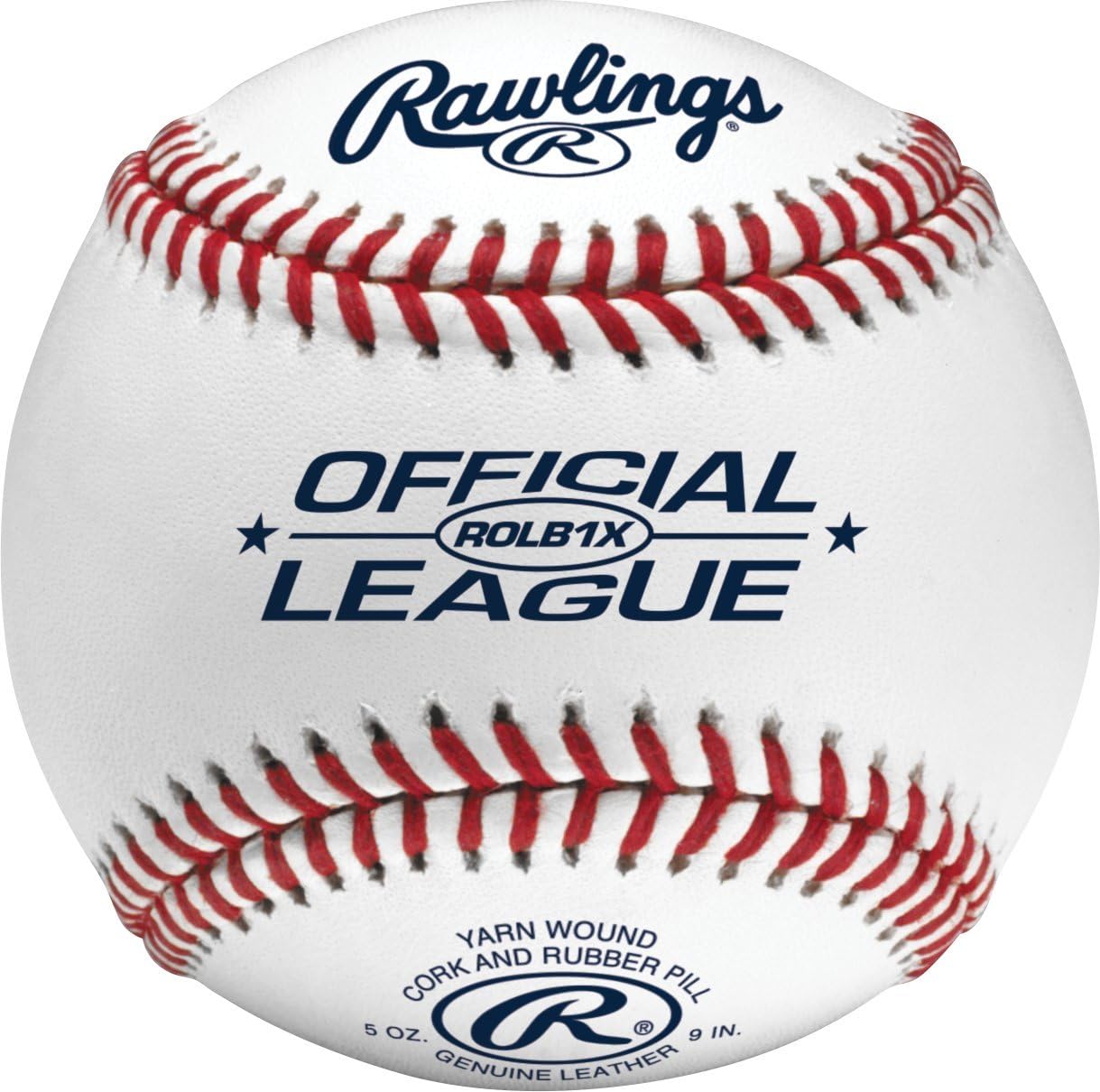 Rawlings Official League Youth Baseballs - Competition Grade, 30-Ball Bucket | ROLB1X