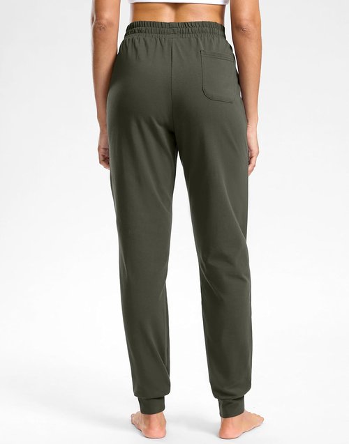 G Gradual Women's Tall Sweatpants - Cotton Joggers with Zipper Pockets | 30"/32"/34" Inseam