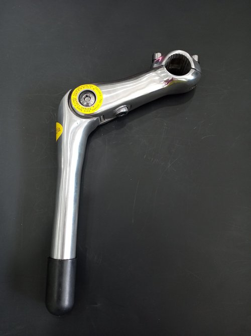DONSP1986 Quill Stem Adjustable 25.4mm, 22.2mm Alloy Alum 110mm -for Beach Cruisers, MTB's, and Gas Powered Bicycles- Silver (Silver, 22.2)