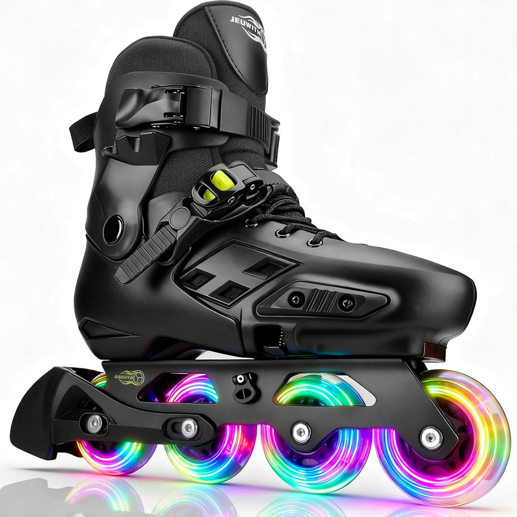 Skiennix Inline Skates for Kids | Adjustable Size with Light-Up Wheels | Perfect for Beginners