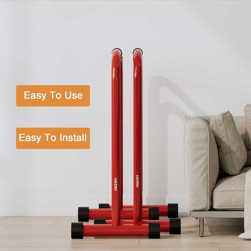 Adjustable Dip Bar 330LBS, Dip Stand Station for Home Gym, Functional Fitness Bar for Calisthenics & Bodyweight Training, Portable Push Up Stand