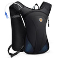 MIAOJIE Hydration Backpack with 2L Water Bladder Bag, Lightweight and Breathable Running Vest for Men, Adjustable Chest Straps Water Pack for Cycling Hiking Climbing Outdoor Rave for Women(Black)