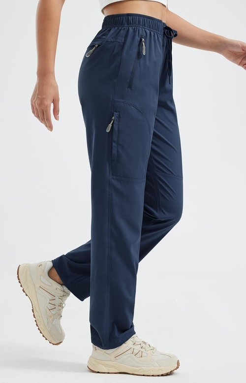 Libin Women's Hiking Pants - Lightweight Quick-Dry Cargo for Casual Travel & Outdoor Adventures