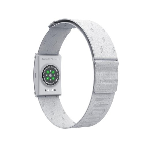 COROS Heart Rate Monitor, Comfort, Easy to wear, Auto-wear Detection, Advanced Sensor, Precise Data, Bluetooth, 38 Hours Battery Life, Connects up to 3 Devices at Once, for Run and Bike-Grey