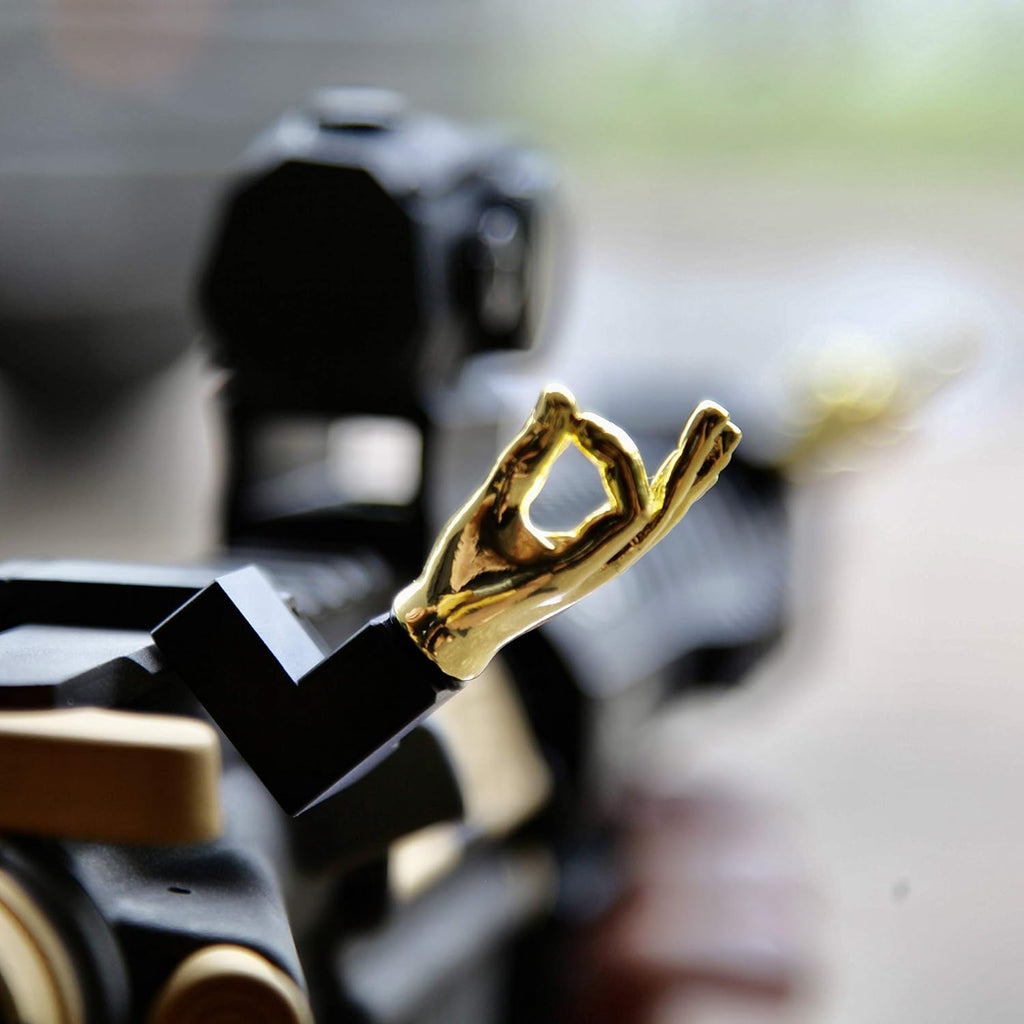 Stinger Finger Sight Set - Backup Front & Rear Iron Sights for Picatinny Rail | 45 Degree Offset