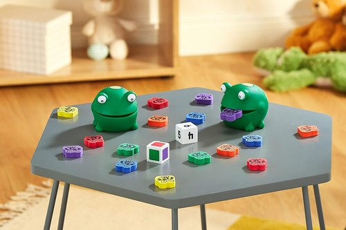 Learning Resources Froggy Feeding Fun Game - Engaging Educational Toy for Kids | Set of 64 Pieces