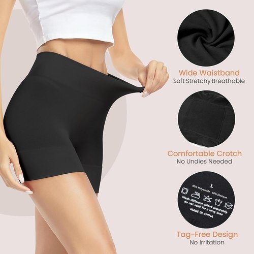 BESTENA Slip Shorts - Anti-Chafing Boyshorts for Women | 3 Pack, Comfortable & Versatile