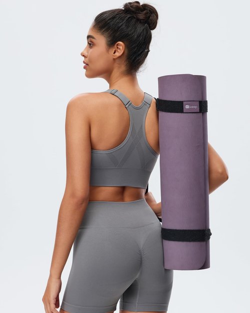 SHAEND Adjustable Sports Bras for Women 3-Pack Racerback High Support Bras Seamless Yoga Bra with Removable Cups