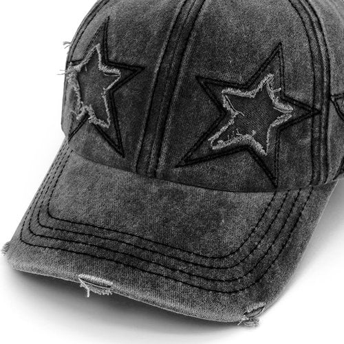 YeeHeen Vintage Washed Distressed Baseball Cap for Women Men Adjustable Sports Hat Black