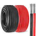 Marine Wire - 6 Gauge Tinned Copper Boat Cable | OFC Oxygen-Free Copper for Automotive & Solar Use (20FT Red & Black)