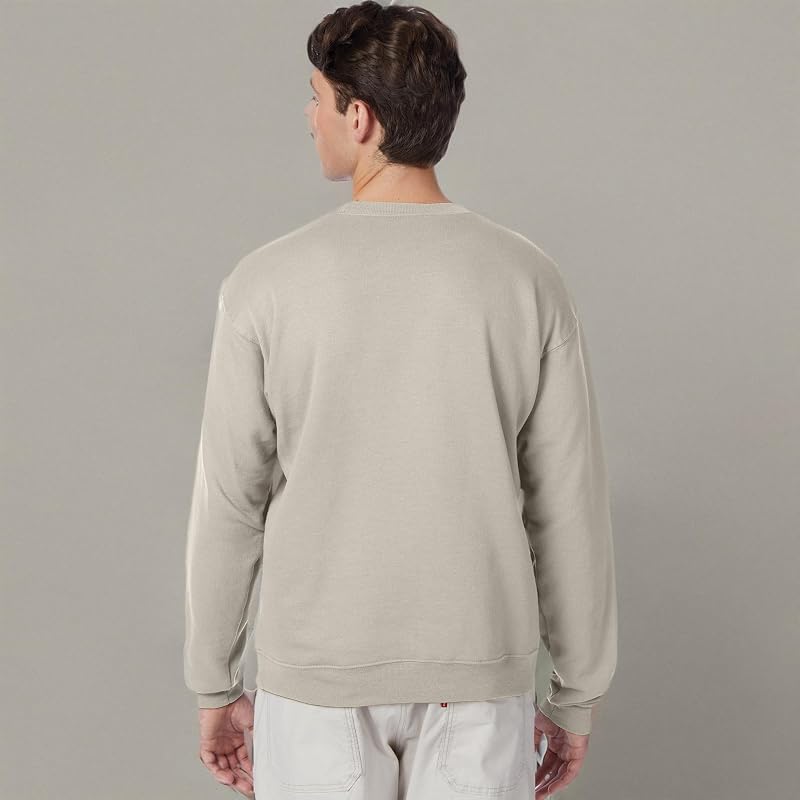 Hanes EcoSmart Fleece Sweatshirt for Women – Sand, Size Large, 1–2 Pack