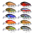 Sunlure Crankbaits Fishing Lures Kits Swimbaits Wobbler Hard Baits Mini Lure for Bass Trout Pike Freshwater Saltwater 10pc/Pack