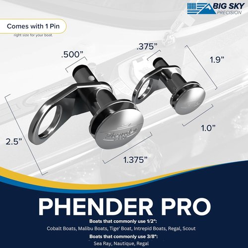 Made in USA Quick Release Fender Cleats - 316 Stainless Steel for Ultimate Corrosion Resistance | 1/2" & 3/8" Sizes