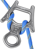 30kN Figure 8 Descender 7075 Aluminum Alloy Heavy Duty Belaying and Rappelling Device Tree Climbing Gear for Rock Climbing Mountaineering Arborist Caving Rescue Aerial Work Yoga 8-12mm Ropes