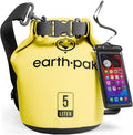 Earth Pak Waterproof Dry Bag - Roll Top Design Keeps Gear Dry | Includes Waterproof Phone Case