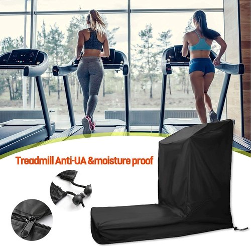 Rilime Treadmill Cover,Treadmill Cover Waterproof Outdoor Protective Cover, Dustproof Treadmill Covers with Zipper for Home Gym Indoor Outdoor(81"L x 37"W x 67"H)
