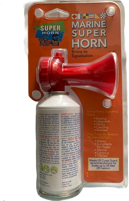 JLP Safety Air Horn - 8 Oz Emergency Horn with 1 Mile Range for Outdoor Activities & Parties