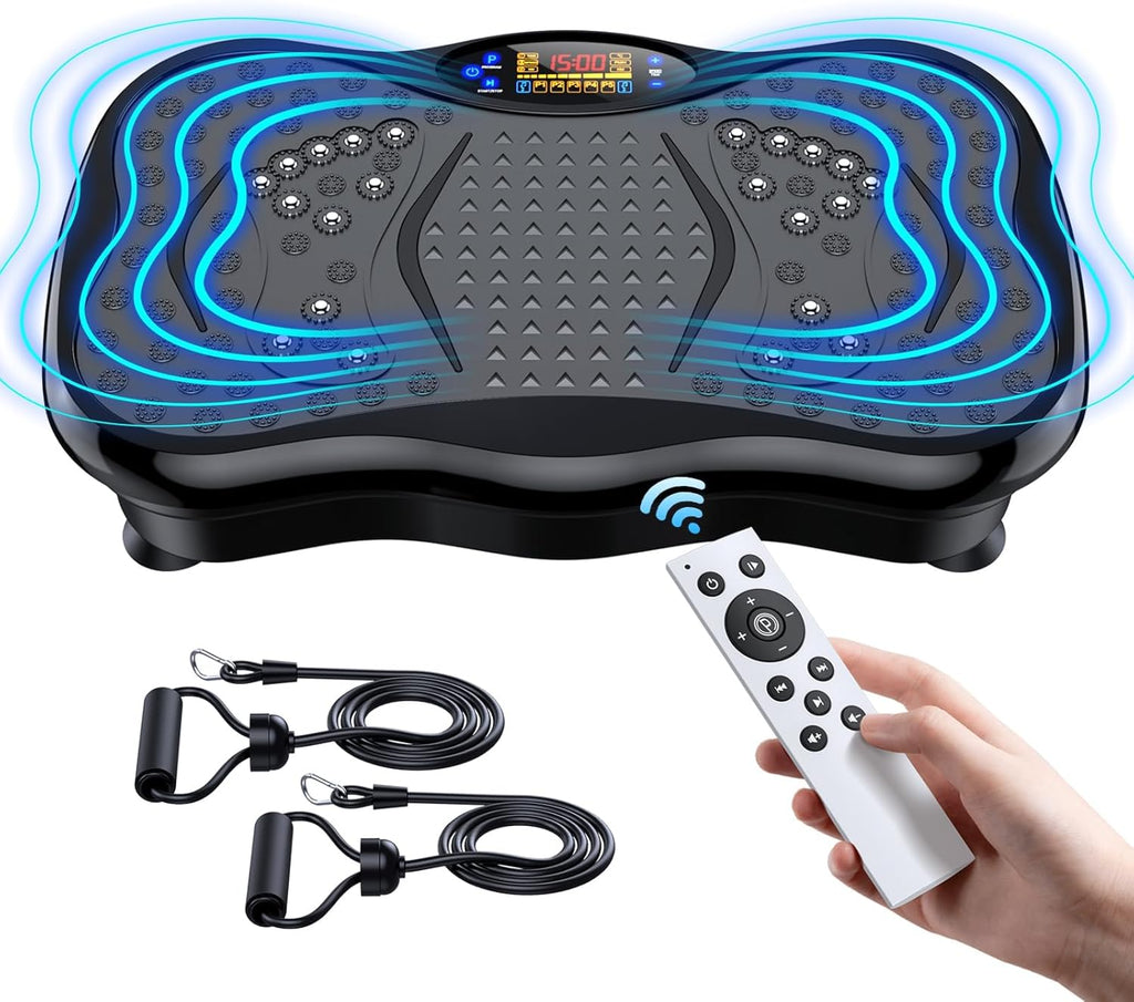 Skiennix Vibration Plate Exercise Machine - Lymphatic Drainage & Muscle Recovery | Bluetooth, 330lbs Capacity
