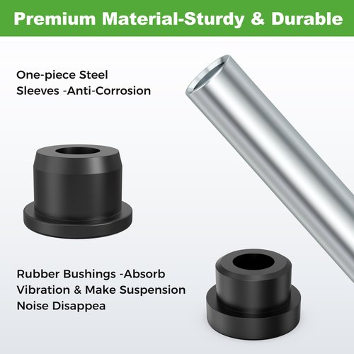 10L0L Complete Front Rear Leaf Spring A-Arm Shackle Bushing Kit for Club Car Precedent Golf Cart 2004-Up, Replace OEM 102288101, 102287601, 102287701, 102956201, 102506301, 102506401, 102506601