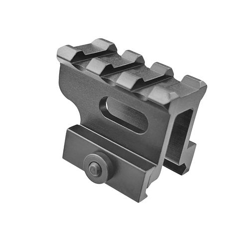 Lion Gears BridgeMount® Tactical Picatinny 1" Riser, 1.45" Long with 3 Slots, Robust and Light-Weighted Design with Dual Lock Quick Release/Lock Lever, BM0310QR