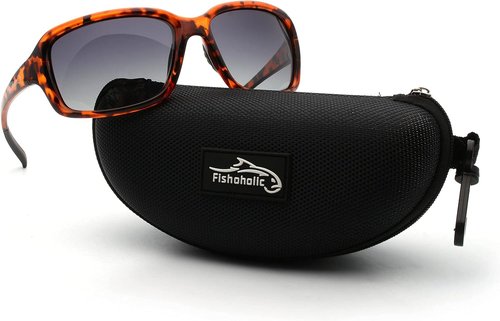Fishoholic Polarized Fishing Sunglasses - UV400 Protection for Women | Ideal for Kayaking, Golfing & Boating