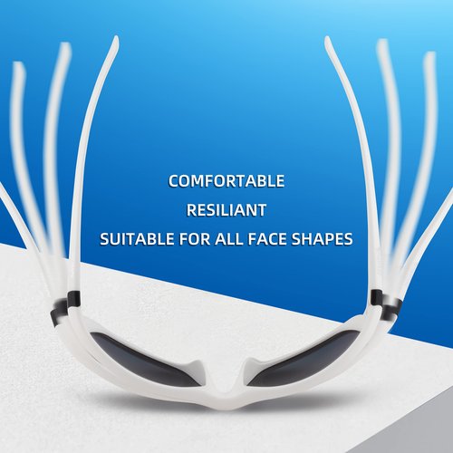 RUNCL Polarized Sports Sunglasses Phocas for Men Women,Wrap Around Design Lightweight UV Protection Floating Sunglasses