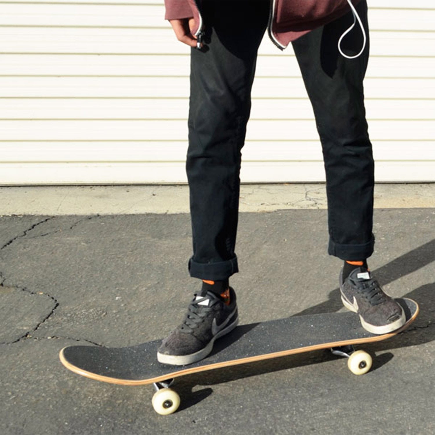 Yocaher Professional Complete 7.75" Skateboard w/7Ply Maple Deck, BlackWidow Premium Grip Tape, Aluminum Alloy Truck, ABEC-9 Bearing (Complete - 7.75 - Natural)