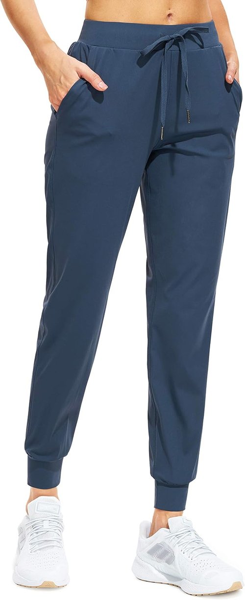 Libin Women's Athletic Joggers - Tapered Sweatpants with Pockets | Available in Petite, Regular & Tall