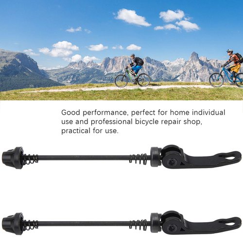 Tomotato Bike Quick Release Skewers, Aluminum Alloy Quick Release Axle with Smooth Action for Mountain and Road Bikes, 2 Pairs Front/Rear Wheel Hub Accessories for Cycling Enthusiasts