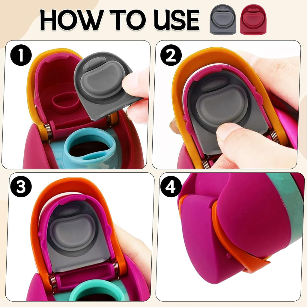 Owala | 2-Pack Replacement Silicone Stopper Seals - Durable Water Bottle Lid Caps for 16-40oz